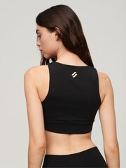 Superdry Black Sportswear Logo Bra Top - Image 2 of 3