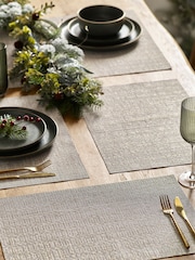 Gold Metallic PVC Placemats - Image 1 of 4