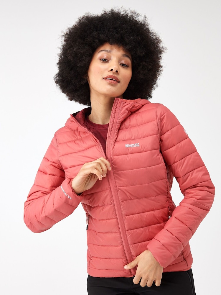 Regatta Red Womens Hooded Marizion Walking Jacket - Image 1 of 9