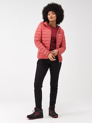 Regatta Red Womens Hooded Marizion Walking Jacket - Image 3 of 9