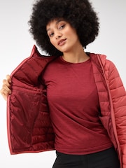 Regatta Red Womens Hooded Marizion Walking Jacket - Image 4 of 9