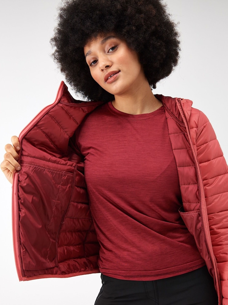Regatta Red Womens Hooded Marizion Walking Jacket - Image 4 of 9