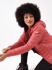 Regatta Red Womens Hooded Marizion Walking Jacket - Image 5 of 9