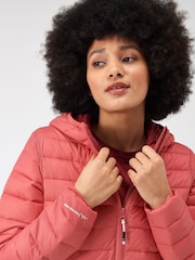 Regatta Red Womens Hooded Marizion Walking Jacket - Image 6 of 9