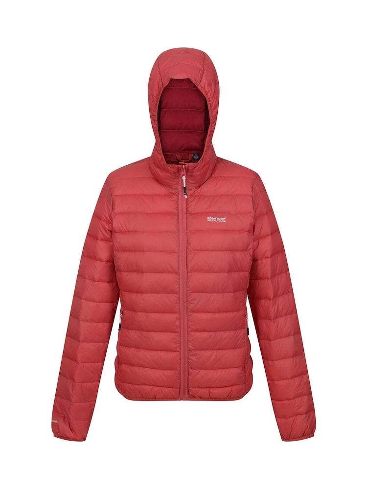 Regatta Red Womens Hooded Marizion Walking Jacket - Image 7 of 9
