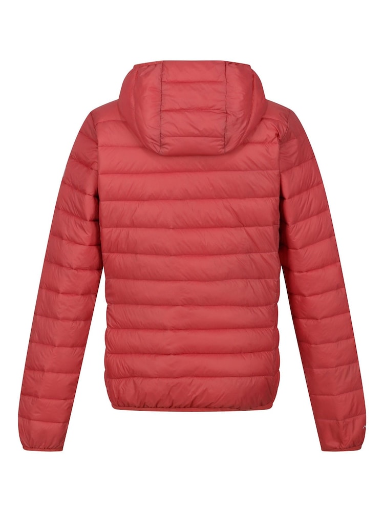 Regatta Red Womens Hooded Marizion Walking Jacket - Image 8 of 9
