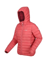 Regatta Red Womens Hooded Marizion Walking Jacket - Image 9 of 9