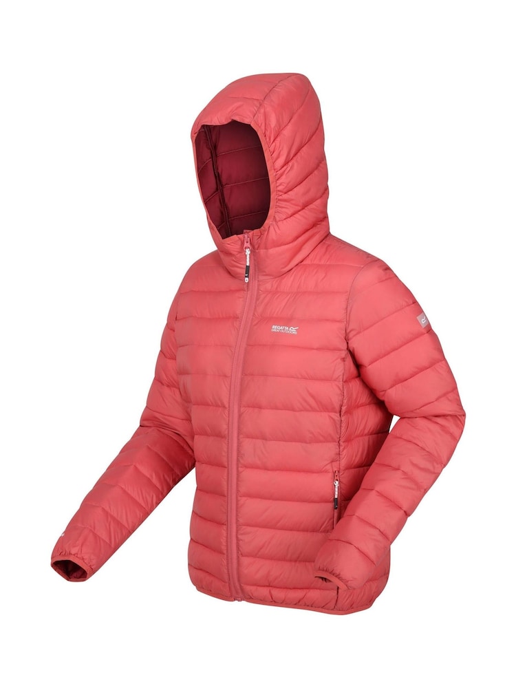 Regatta Red Womens Hooded Marizion Walking Jacket - Image 9 of 9