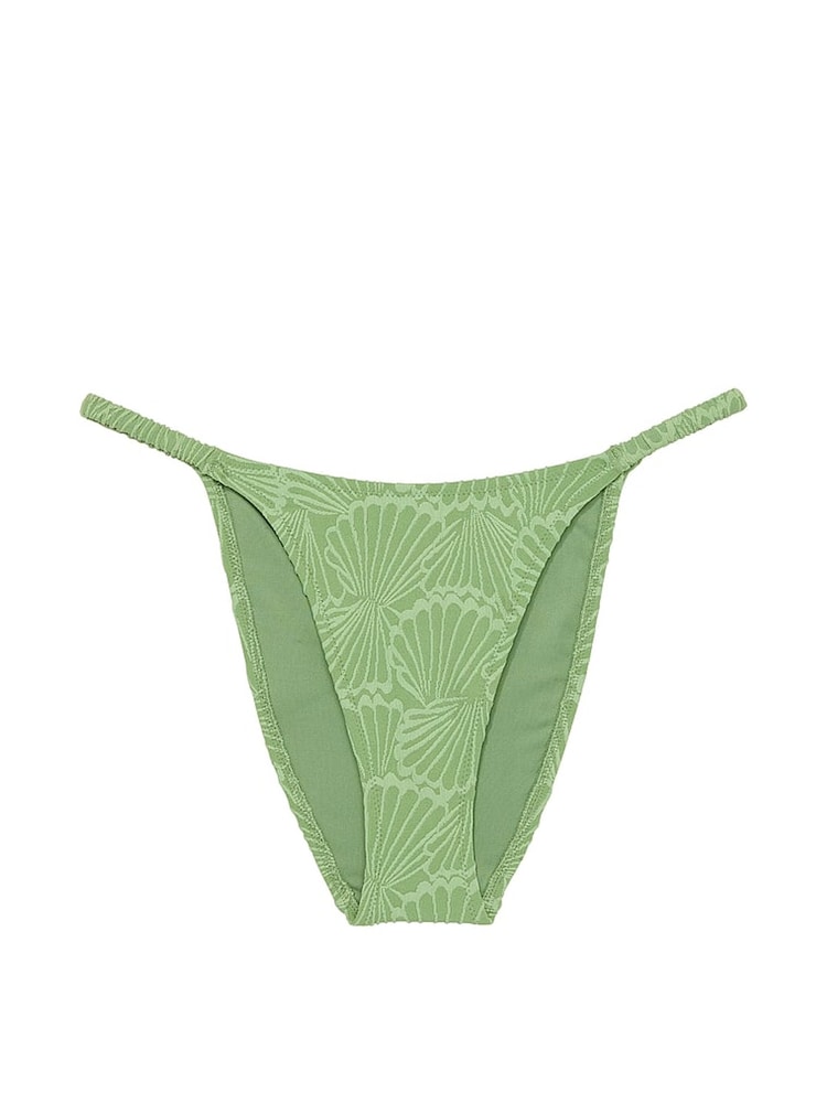 Victoria's Secret PINK Wild Grass Green Cheeky Swim Bikini Bottom - Image 3 of 3