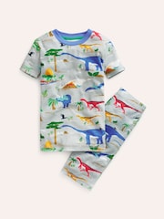 Boden Grey Snug Single Short John 100% Cotton Pyjamas - Image 1 of 3