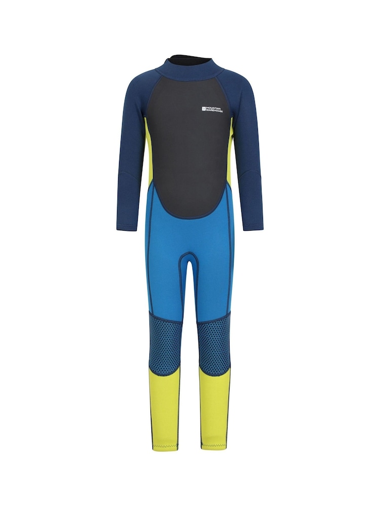 Mountain Warehouse Blue Kids Full Length 2.5mm Neoprene Wetsuit - Image 1 of 5