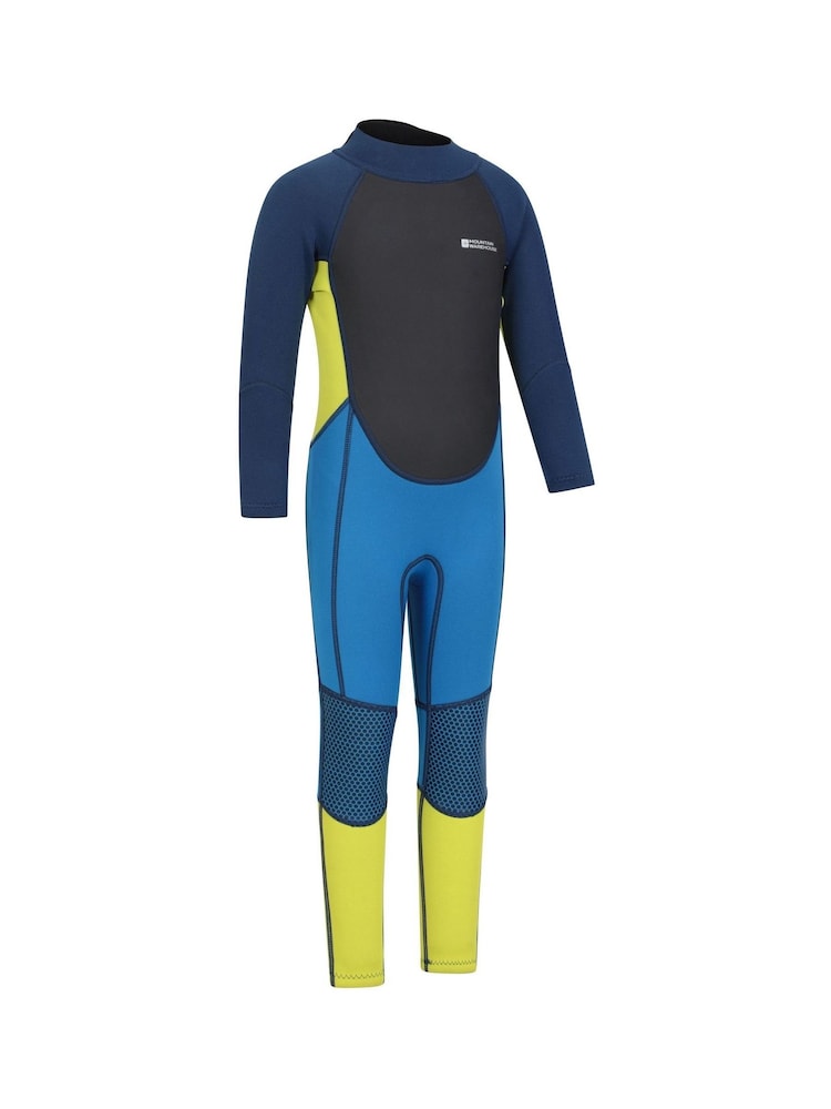 Mountain Warehouse Blue Kids Full Length 2.5mm Neoprene Wetsuit - Image 2 of 5 Mountain Warehouse Blue Kids Full Length 2.5mm Neoprene Wetsuit - Image 2 of 5