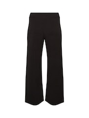 PixieGirl Petite Black Pull On Wide Leg Trousers - Image 4 of 4