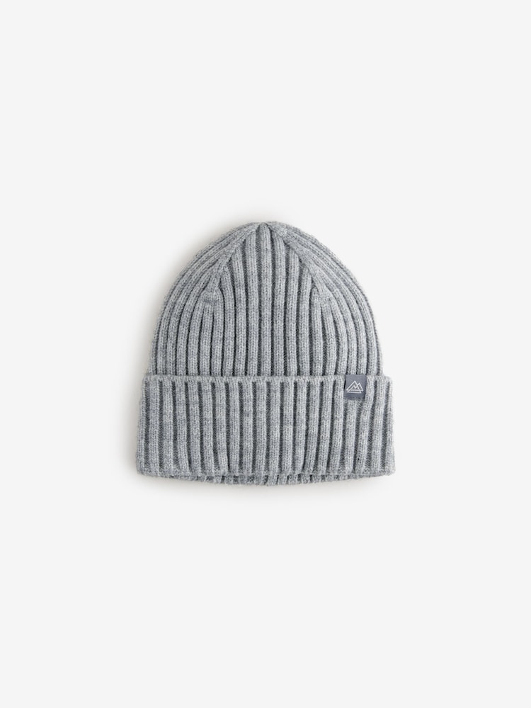 Grey Twist Knitted Beanie Hat (1-16yrs) - Image 1 of 3