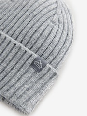 Grey Twist Knitted Beanie Hat (1-16yrs) - Image 2 of 3