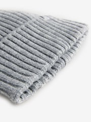 Grey Twist Knitted Beanie Hat (1-16yrs) - Image 3 of 3