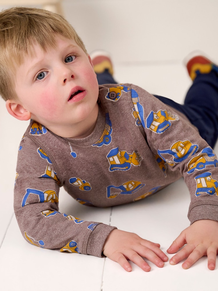 Jojo Maman Bébé Print Sweatshirt e jogging com Set - Imagem 2 de 8