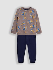 Jojo Maman Bébé Print Sweatshirt e jogging com Set - Imagem 3 de 8