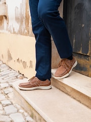 Pavers Tan Pavers Blue Casual Lace Up Shoes - Image 1 of 6