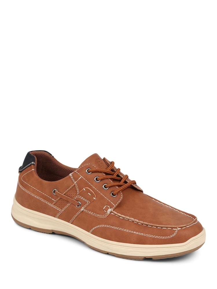 Buy Pavers Tan Pavers Blue Casual Lace Up Shoes from Next Oman