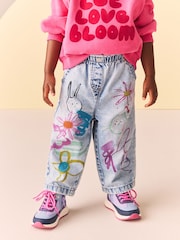 Denim 100% Cotton Graffiti Print Jeans (3mths-7yrs) - Image 1 of 10