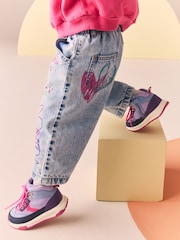 Denim 100% Cotton Graffiti Print Jeans (3mths-7yrs) - Image 5 of 10