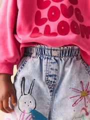 Denim 100% Cotton Graffiti Print Jeans (3mths-7yrs) - Image 6 of 10