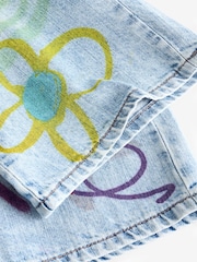 Denim 100% Cotton Graffiti Print Jeans (3mths-7yrs) - Image 9 of 10