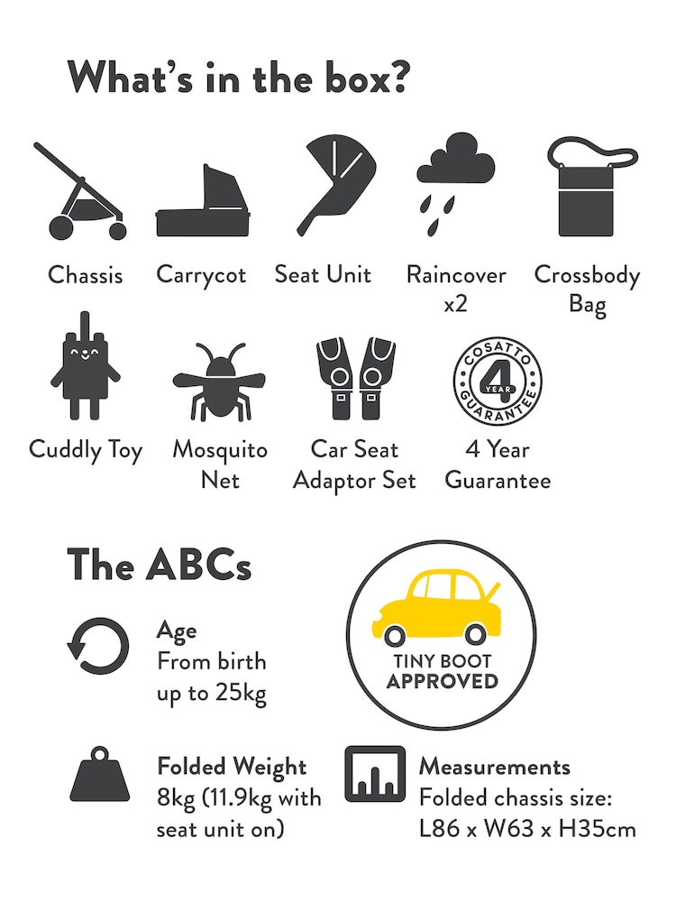 Cosatto Whisper Wow 3 Pram & Pushchair - Image 12 of 12