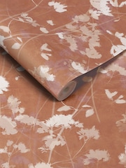 Graham & Brown Clay Flower Press 10M Wallpaper - Image 3 of 4