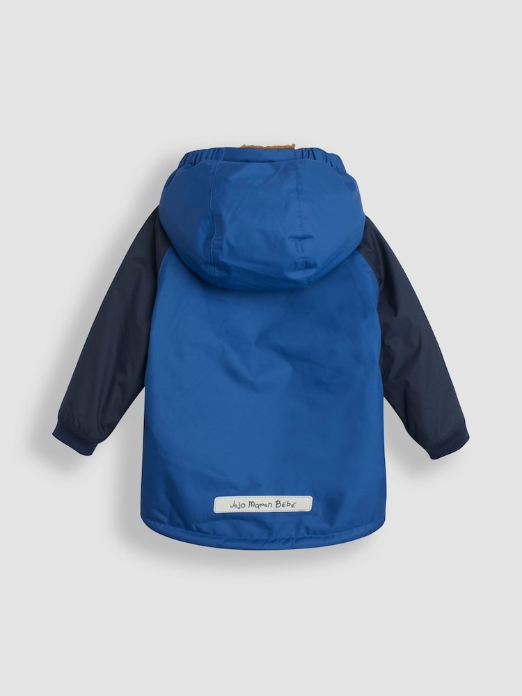 JoJo Maman Bébé Denim Colour Block Reversible Jacket - Image 3 of 7