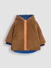 JoJo Maman Bébé Denim Colour Block Reversible Jacket - Image 4 of 7