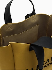 AllSaints Green Izzy E/W Tote Bag - Image 4 of 7