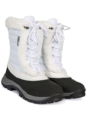 Blanco - Botas de nieve Stalagmite II de Trespass para mujer - Imagen 3 de 6