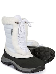 Blanco - Botas de nieve Stalagmite II de Trespass para mujer - Imagen 4 de 6