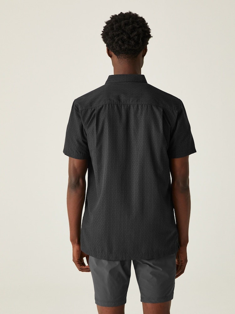 Regatta Grey Mens Mindano IX Short Sleeve Shirt - Image 2 of 7