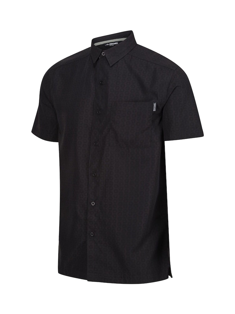 Regatta Grey Mens Mindano IX Short Sleeve Shirt - Image 7 of 7