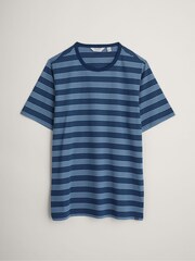 Seasalt Cornwall Blue Mens Seven Seas Sailor T-Shirt - Image 4 of 5