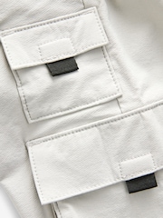 Light Grey Cargo Premium Putty Trousers (3-16yrs) - Image 11 of 13