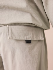 Light Grey Cargo Premium Putty Trousers (3-16yrs) - Image 5 of 13