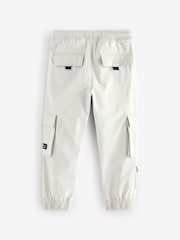 Light Grey Cargo Premium Putty Trousers (3-16yrs) - Image 8 of 13