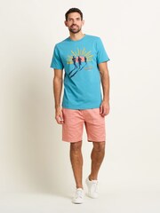 Brakeburn Blue Runners 100% Cotton T-Shirt - Image 4 of 4