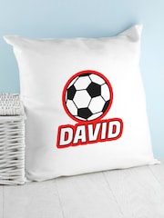 Personalised Football Icon Cushion Cover by Treat Republic - Image 2 of 3