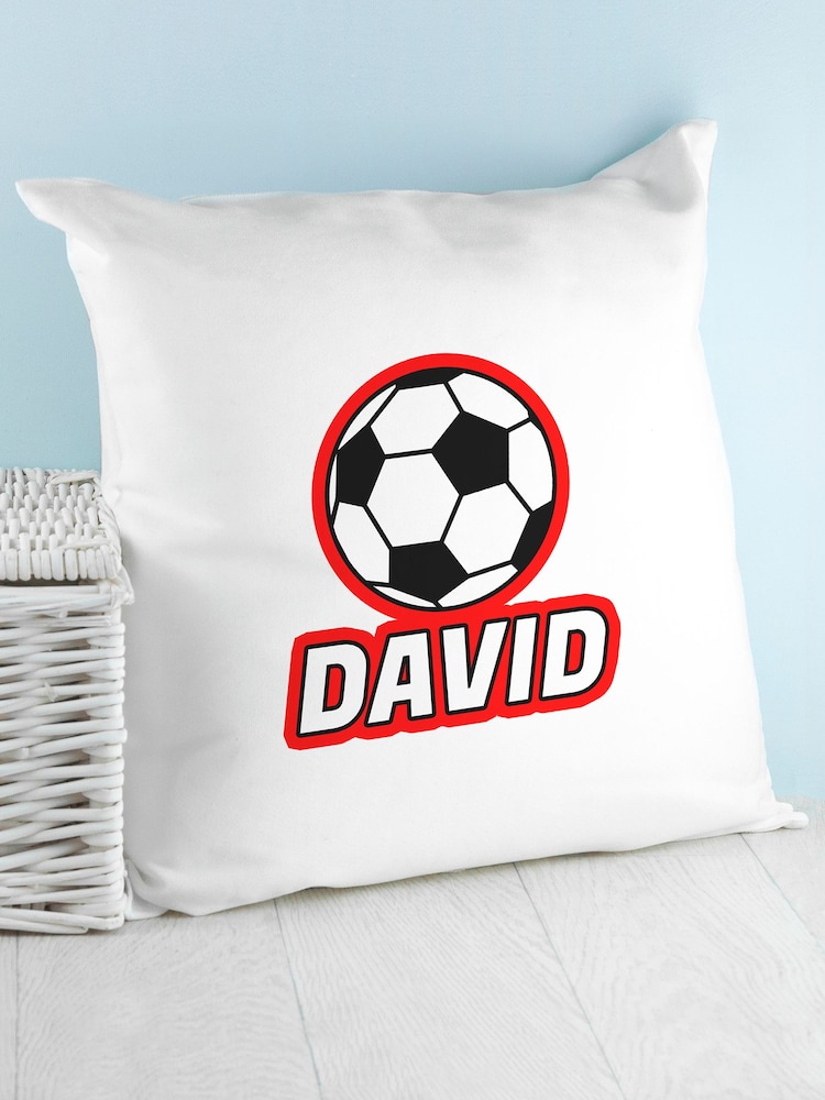 Personalised Football Icon Cushion Cover by Treat Republic - Image 2 of 3 Personalised Football Icon Cushion Cover by Treat Republic - Image 2 of 3