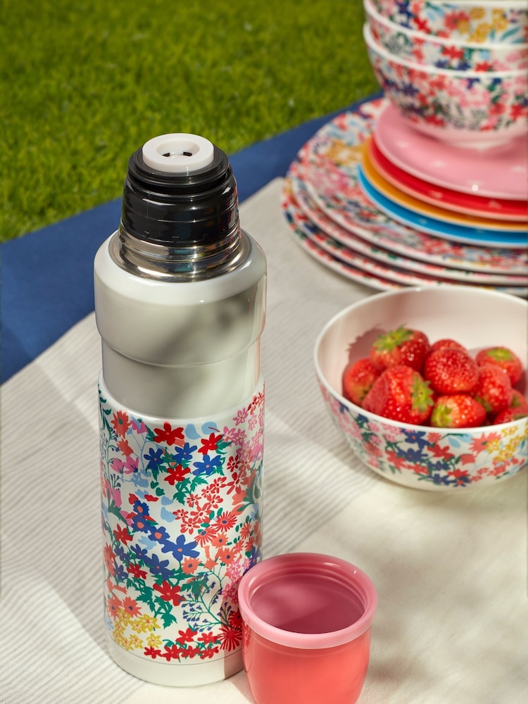 Joules Floral Thermos Flask - Image 1 of 4