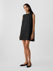Gap Black DÔEN Eyelet Mini Dress - Image 3 of 5