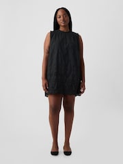 Gap Black DÔEN Eyelet Mini Dress - Image 5 of 5