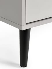 Julian Bowen Grey Alba 4 Drawer Wide Chest - Image 5 of 5