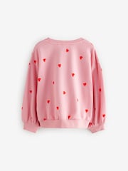 Pink Embellished Christmas Sweatshirt (3-16yrs) - Image 5 of 7