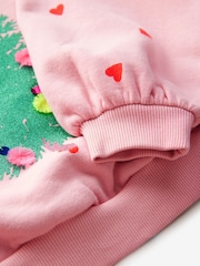 Pink Embellished Christmas Sweatshirt (3-16yrs) - Image 6 of 7